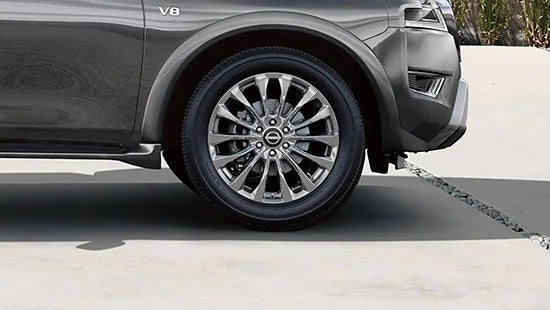 2023 Nissan Armada wheel and tire | Winners Circle Nissan in Hampton VA